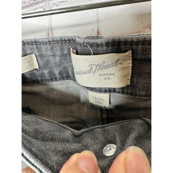 Universal Thread Grey High Rise Skinny Jeans Womens Size 14 32 Short - Picture 4 of 5